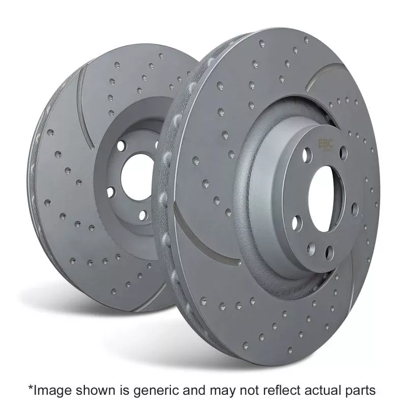 EBC GD Sport Front Rotors fits 1998-2012 Honda Accord / 2006-2023 Honda Civic / 2002-2004 Honda CR-V / 2003-2011 Honda Element / 2019-2022 Honda Insight