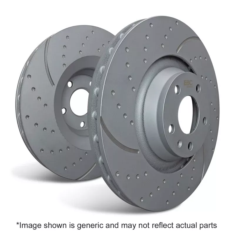 EBC GD Sport Rear Rotors fits 2004-2008 Cadillac XLR / 2008-2009 Cadillac XLR Platinum / 2006-2009 Cadillac XLR V / 2008 Chevrolet Corvette 427 Limited Edition Z06