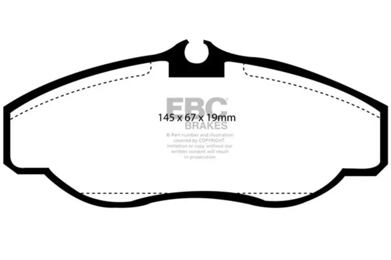 EBC Greenstuff Front Brake Pads fits 1995-2004 Land Rover Discovery, Range Rover