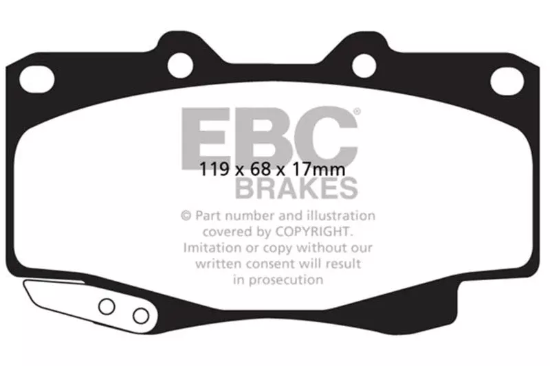 EBC Greenstuff Front Brake Pads fits 1999-2004 Toyota Tacoma
