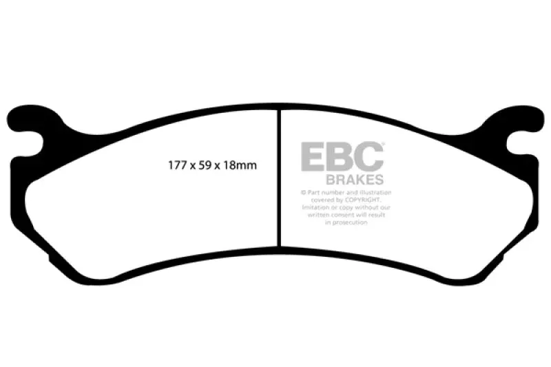 EBC Greenstuff Front Brake Pads fits 2000-2007 Cadillac / Chevrolet / GMC and more