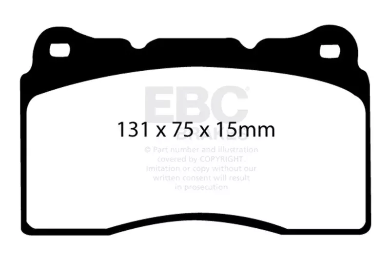 EBC Greenstuff Front Brake Pads fits 2003-2022 Acura / Buick / Cadillac fits 2003-2022 Acura / Buick / Cadillac and more