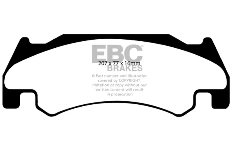 EBC Greenstuff Front Brake Pads fits 2005-2006 Dodge Ram 1500 2005-2006 / Dodge / Ram 1500 / – / Check / Fitment / Details