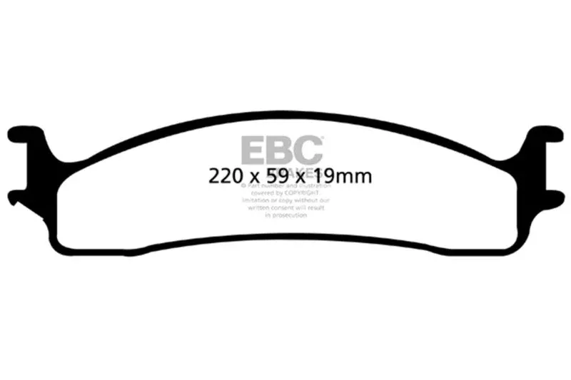 EBC Greenstuff Front Brake Pads fits 2006-2010 Dodge Ram 1500 Laramie / 2006-2010 Dodge Ram 1500 SLT / 2006-2007,2009-2010 Dodge Ram 1500 Sport / 2006 Dodge Ram 1500 SRT-10 fits 2006-2010 Dodge…