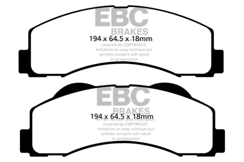 EBC Greenstuff Front Brake Pads fits 2007-2022 Ford / Lincoln / Subaru fits 2007-2022 Ford / Lincoln / Subaru and more