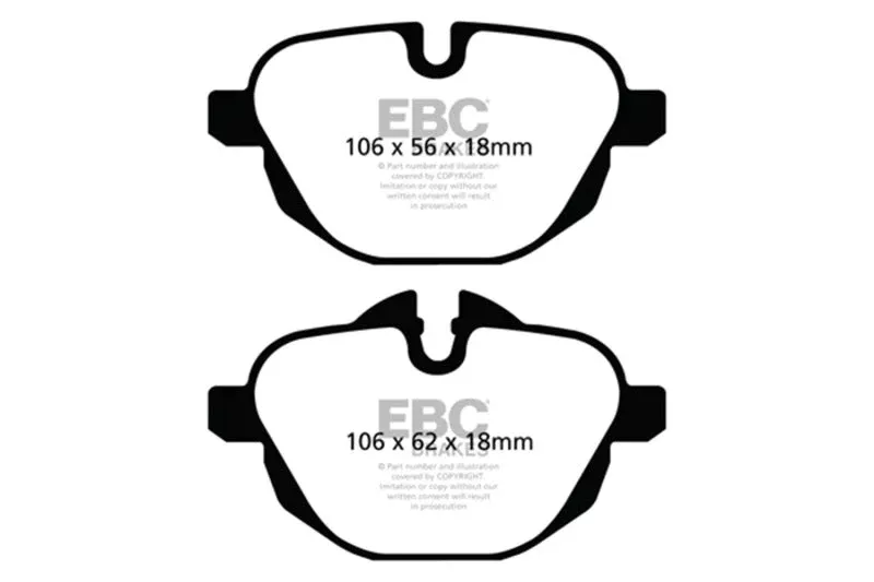 EBC Greenstuff Rear Brake Pads DP22047 fits 2010-2023 BMW 5 Series
