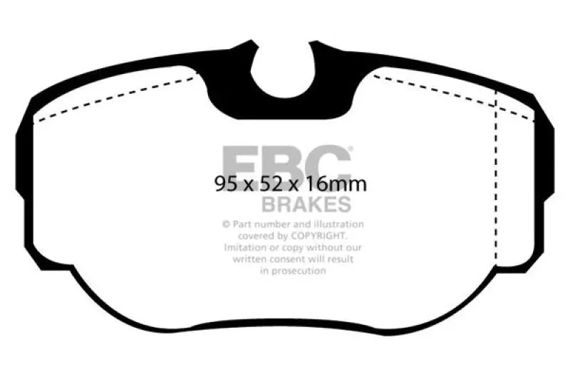 EBC Greenstuff Rear Brake Pads fits 2003-2004 Land Rover Discovery HSE / 2003-2004 Land Rover Discovery S / 1999 Land Rover Discovery SD / 2003-2004 Land Rover Discovery SE
