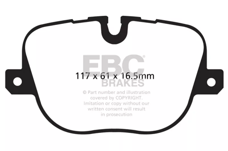 EBC Greenstuff Rear Brake Pads fits 2010-2013 Land Rover Range Rover / Land Rover Range Rover Sport