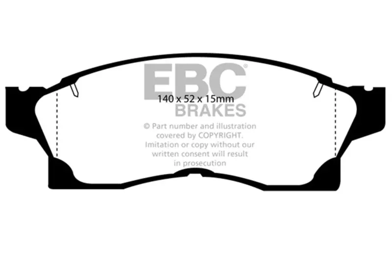 EBC Redstuff Front Brake Pads fits 1991-1992 Toyota MR2