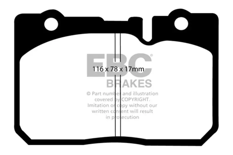 EBC Redstuff Front Brake Pads fits 1995-2000 Lexus LS400 4.0