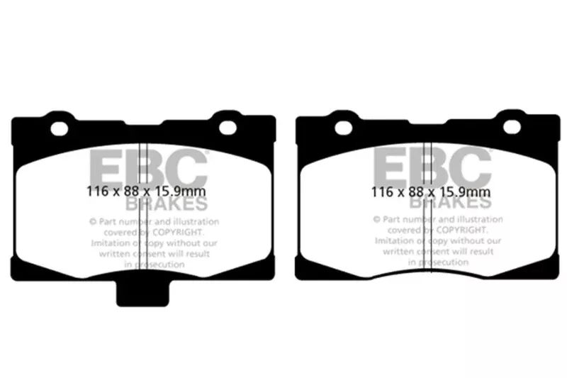 EBC Redstuff Front Brake Pads fits 2005-2012 Acura RL
