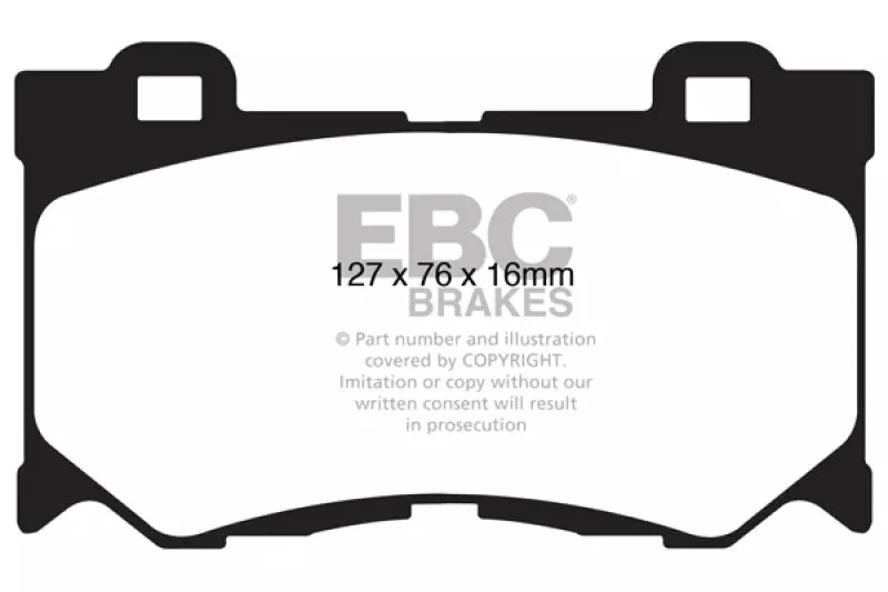 EBC Redstuff Front Brake Pads fits 2010-2023 Infiniti / Nissan