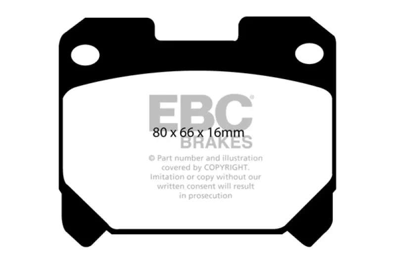 EBC Redstuff Rear Brake Pads fits 1993-1998 Toyota Supra
