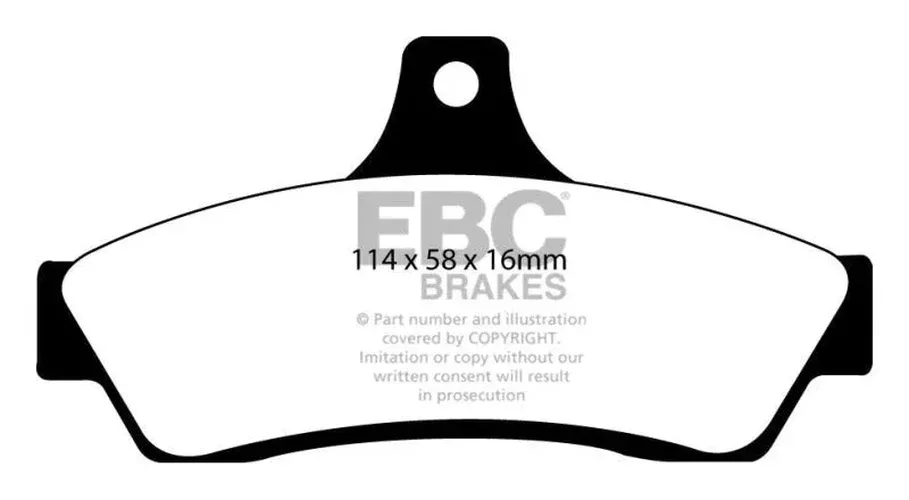 EBC Redstuff Rear Brake Pads fits 2004-2006 Pontiac GTO