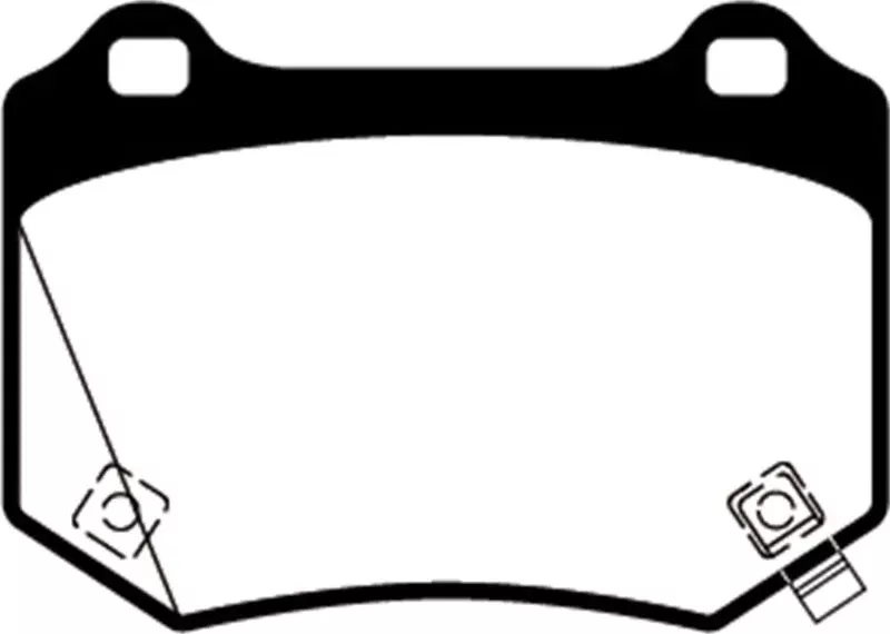 EBC Redstuff Rear Brake Pads fits 2018-2021 Subaru WRX STI