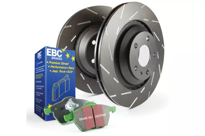 EBC S2 Kits Greenstuff Pads and USR Rotors fits 2007-2011 Acura RDX / 2010-2011 Acura RDX SH-AWD / 2007-2016 Honda CR-V EX / 2007-2016 Honda CR-V EX-L