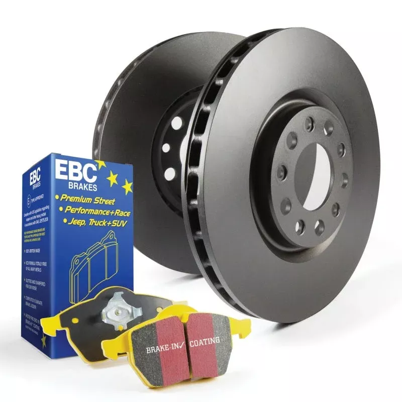 EBC Stage Kits Yellowstuff and RK Rotors fits 2008-2010 BMW 535i / 2004-2005 BMW 545i / 2006-2010 BMW 550i / 2004-2005 BMW 645Ci / 2006-2010 BMW 650i