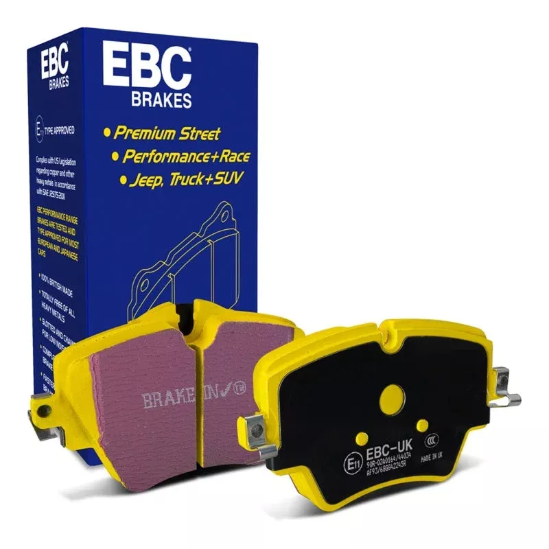 EBC Yellowstuff Front Brake Pads DP42245R fits 2021-2023 BMW 228i Gran Coupe / 2021-2023 BMW 330e / 2021-2023 BMW 330e xDrive / 2019-2023 BMW 330i