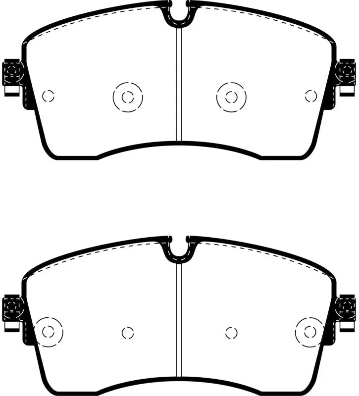 EBC Yellowstuff Front Brake Pads DP42385R fits 2018-2023 Jaguar / Land Rover