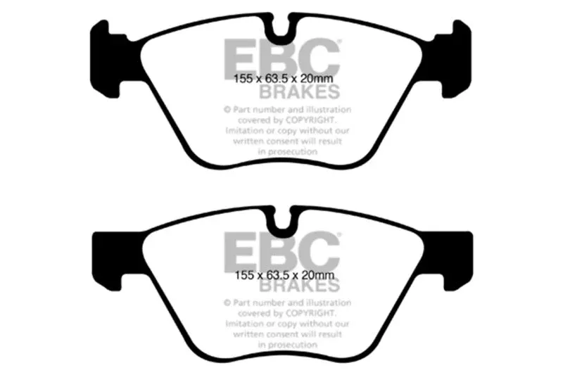EBC Yellowstuff Front Brake Pads fits 2008-2013 BMW 128i
