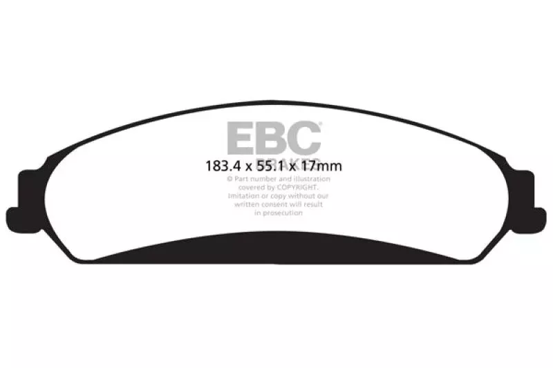EBC Yellowstuff Front Brake Pads fits 2012-2022 Chrysler / Dodge