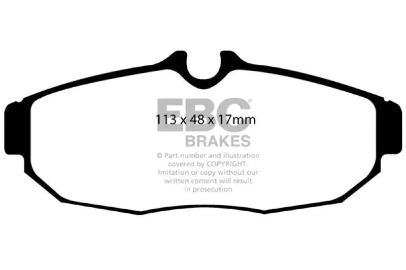 EBC Yellowstuff Rear Brake Pads fits 2005-2012 Ford Mustang