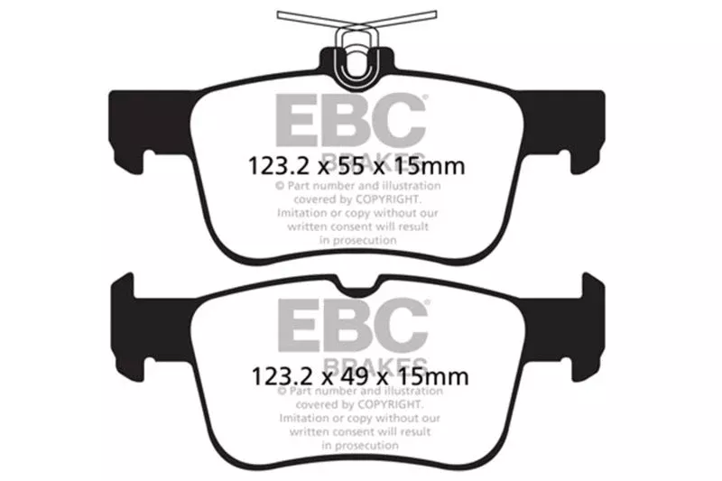EBC Yellowstuff Rear Brake Pads fits 2019-2021 Ford / Lincoln