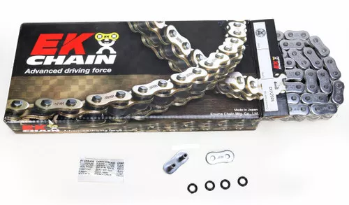 EK 520ZVX3 Chrome Sportbike Chain 120 Links (520ZVX3-120C)