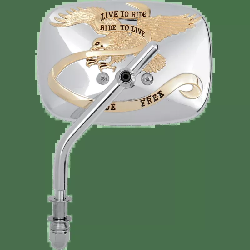 EMGO Live To Ride Mirror RF L C/G HAR (Chrome/Gold)