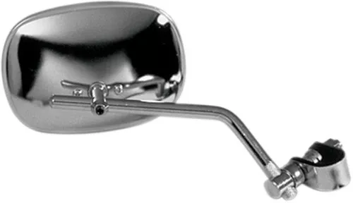 Emgo Universal Clamp-On Rectangular Chrome Mirror w/ Tint Surface (20-49800)
