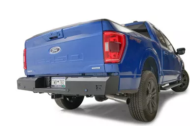 Fab Fours FF21-RT5150-1 RED Steel Rear Bumper fits 2021 Ford F150