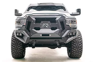 Fab Fours GR4400-1 Automotive Bumper with HD Grumper fits RAM 2500/3500 Black