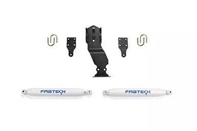 Fabtech FTS22301 Steering Stabilizer Kit Performance Dual Steering Stabilizer