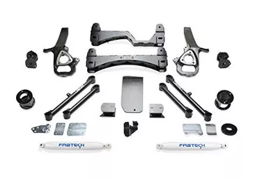 Fabtech K3086 Basic Lift System with Performance Shocks 6 Inch Lift