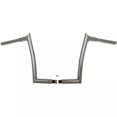 Fat Baggers Chrome 10″ EZ Install Pointed Handlebar Package Harley FLS 08-Up