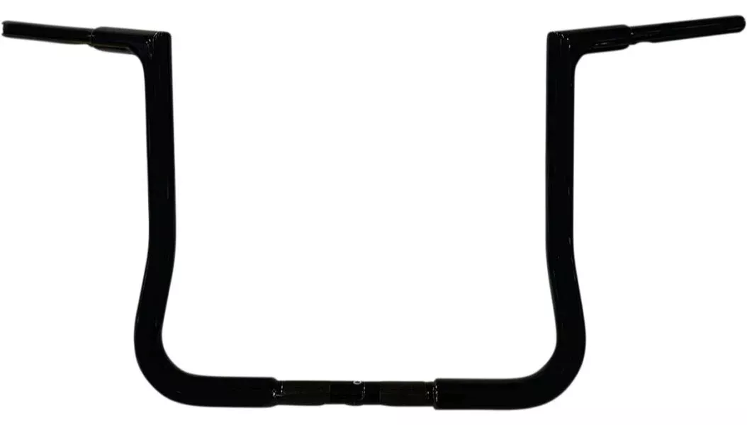 FBI Fat Baggers Black 1-1/4" EZ Install Flat Top 14" Handlebar Harley FLH 14-20