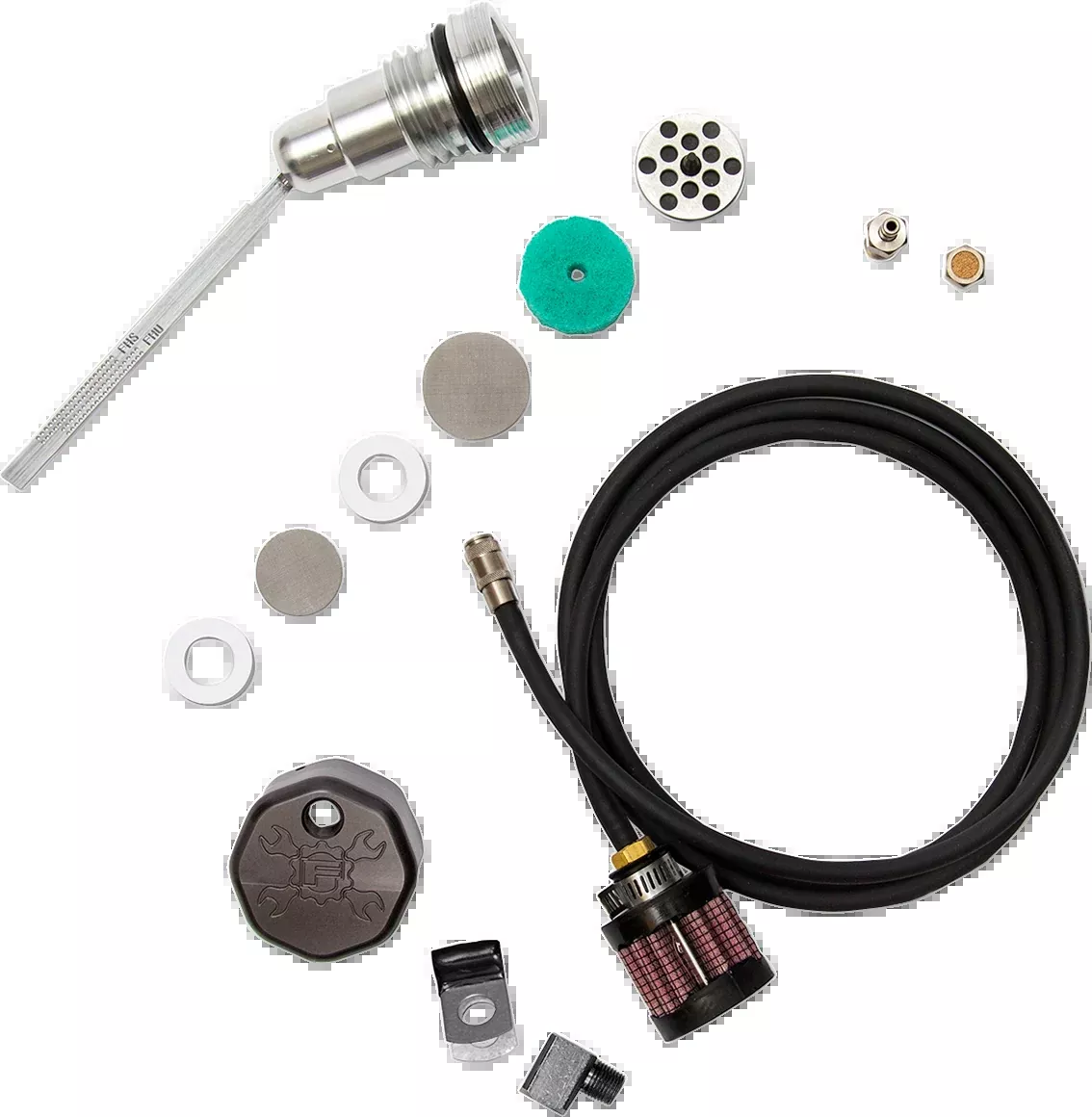 Feuling Black Vented Oil Dipstick fits 06-17 Harley Dyna Twin Cam