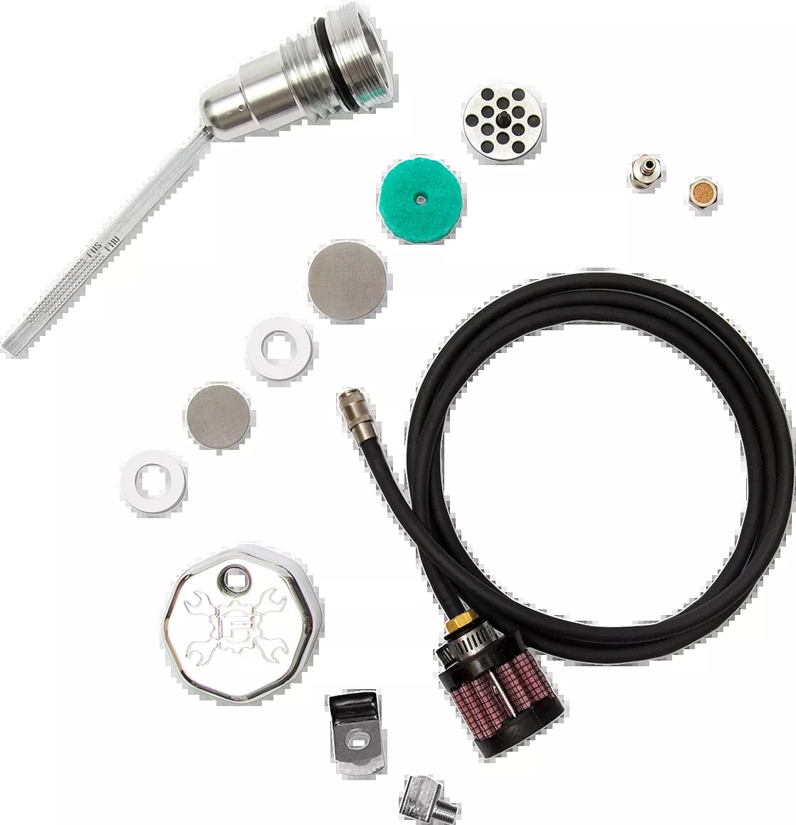 Feuling Polished Vented Oil Dipstick for 2007-2016 Harley Touring FLHX FLHT FLHR