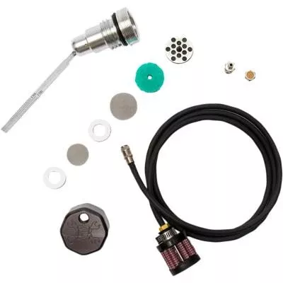 Feuling Vented Dipstick, Black, Fits 07-16 FLH