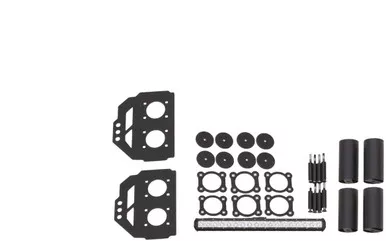 Fits Rampage 9950910 Black Trail Fits Ram Side Extensions for Jeep Wrangler