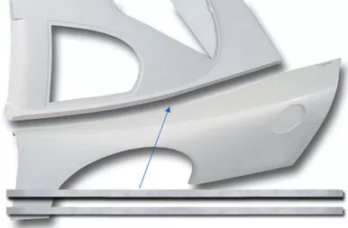 Fivestar Backup Plate Kit Roof to Quarter Panel 000-27B