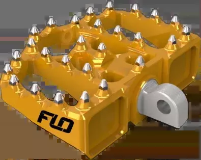 Flo Motorsports Moto Mini Floorboards – Gold