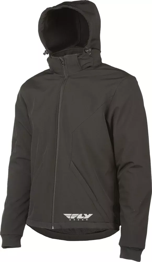 Fly Racing Armored Tech Hoodie Black Sm 477-2009S