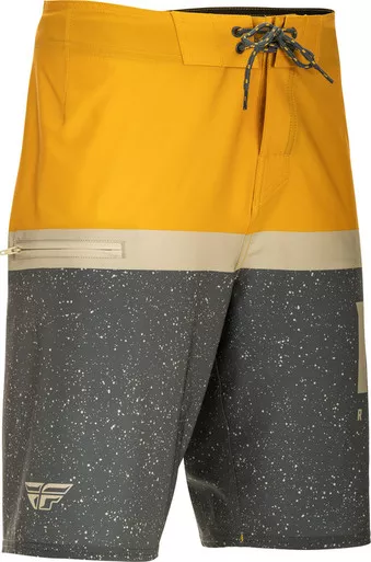 Fly Racing Boardshorts Mustard Grey