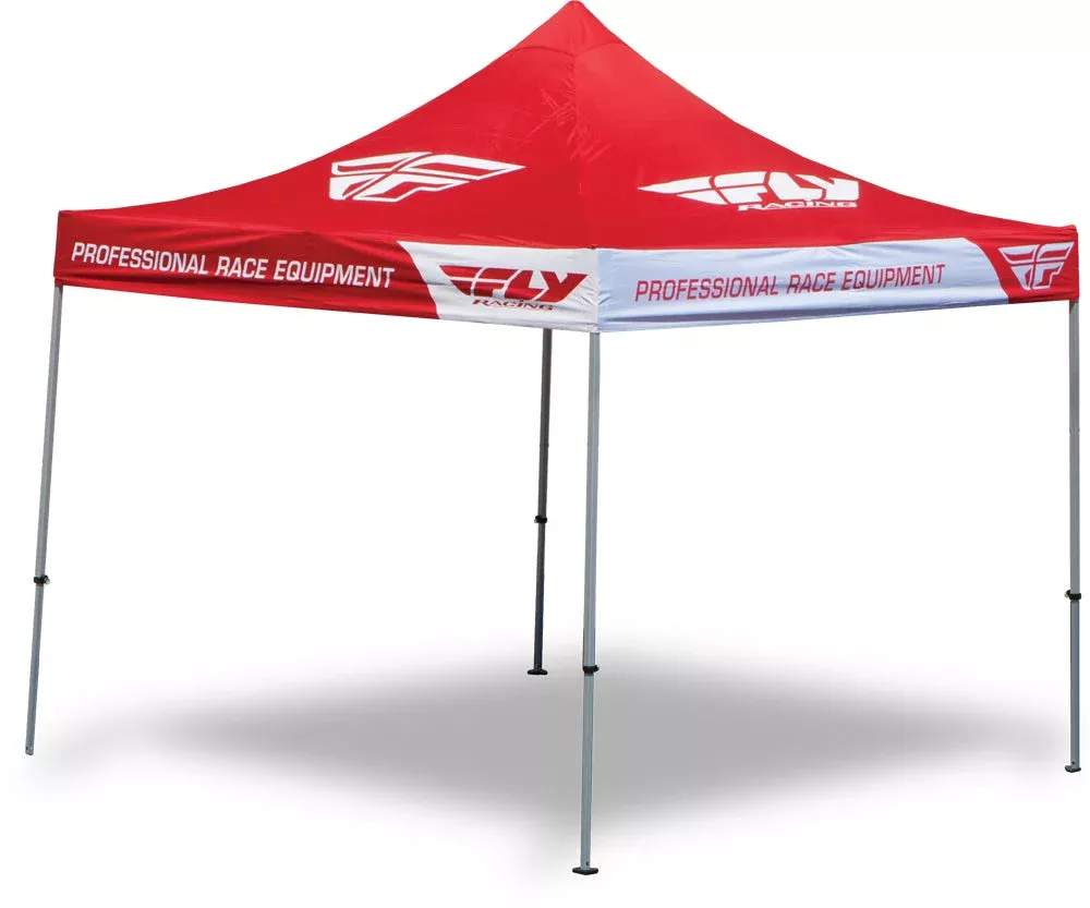 Fly Racing Canopy W/Heavy Duty Frame Red 10’X10′ 360-9870