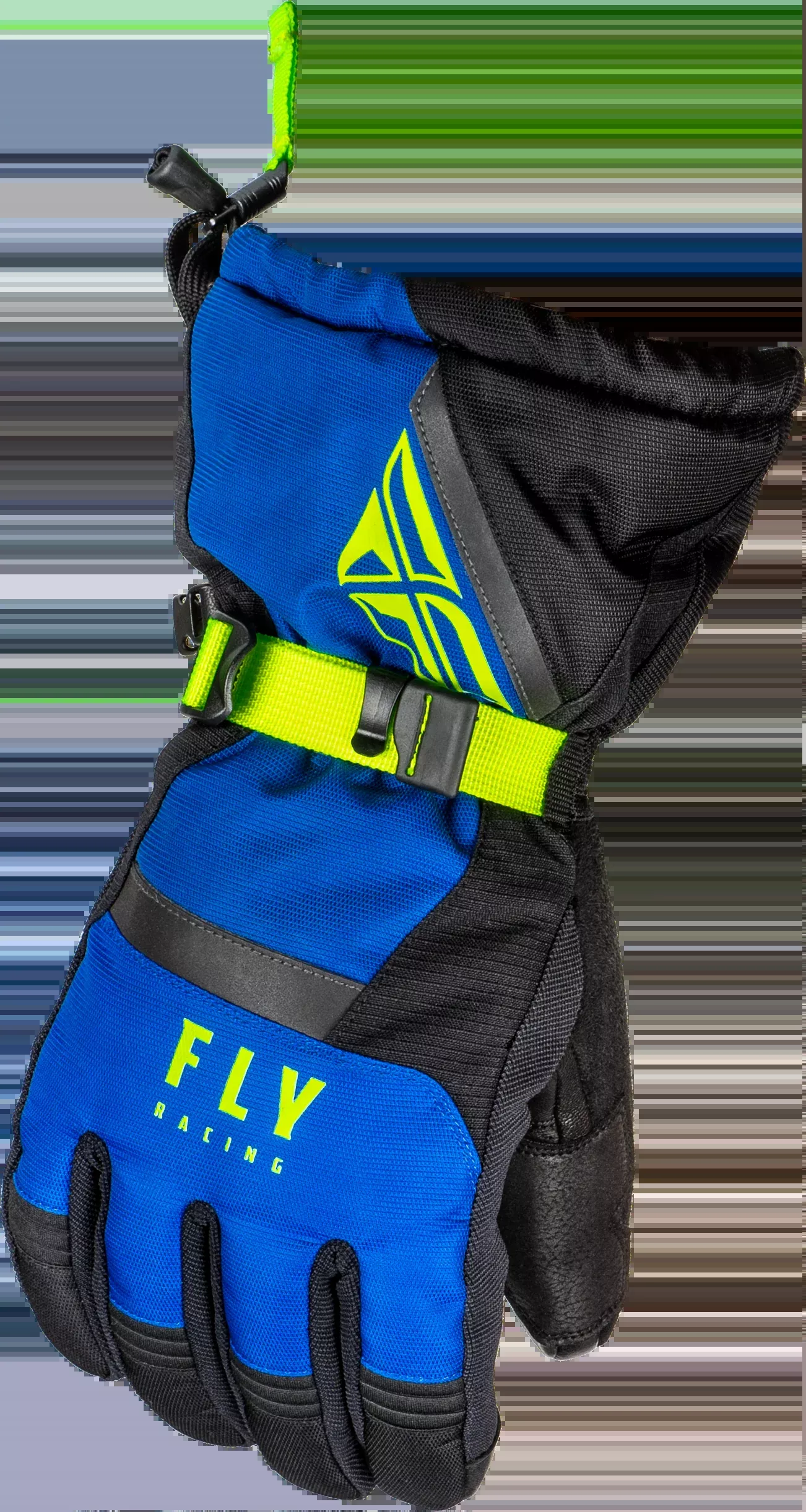 Fly Racing Cascade Gloves Black/Blue/Hi-Vis Xl 363-3922X