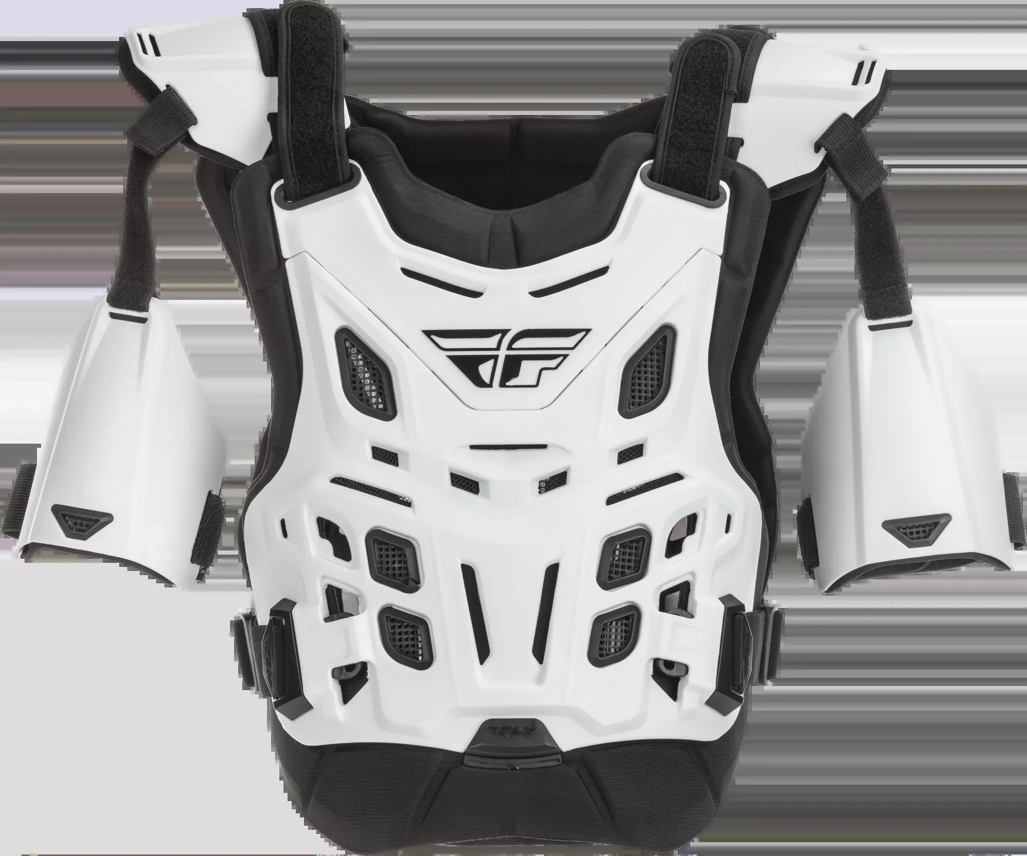 Fly Racing Ce Revel Xl Roost Guard Offroad White Adult 36-16047