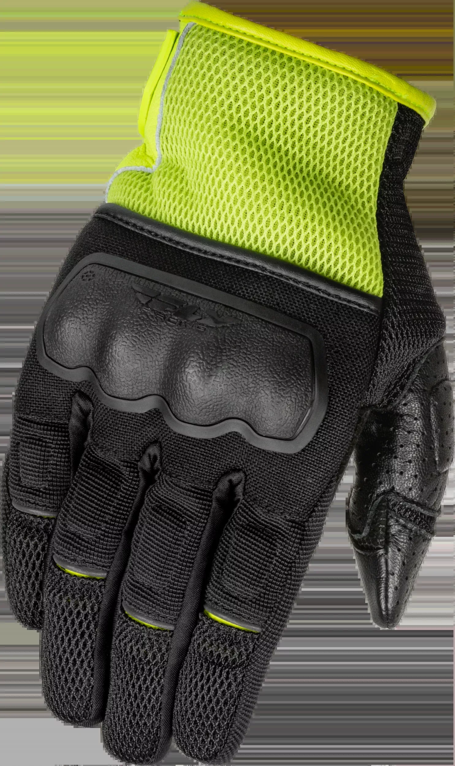Fly Racing Coolpro Force Gloves Black/Hi-Vis Sm 476-4128S