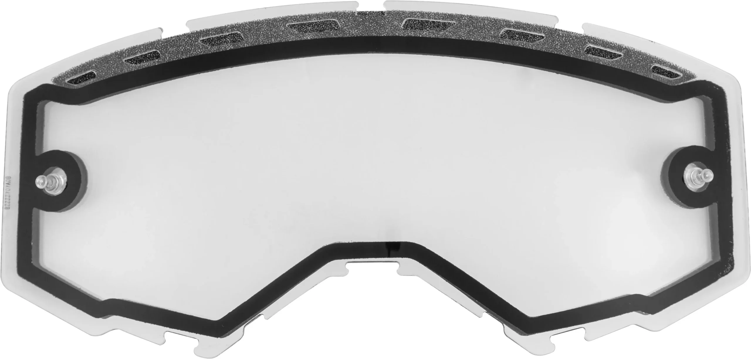 Fly Racing Dual Lens W/Vents And Post Clear 37-5471