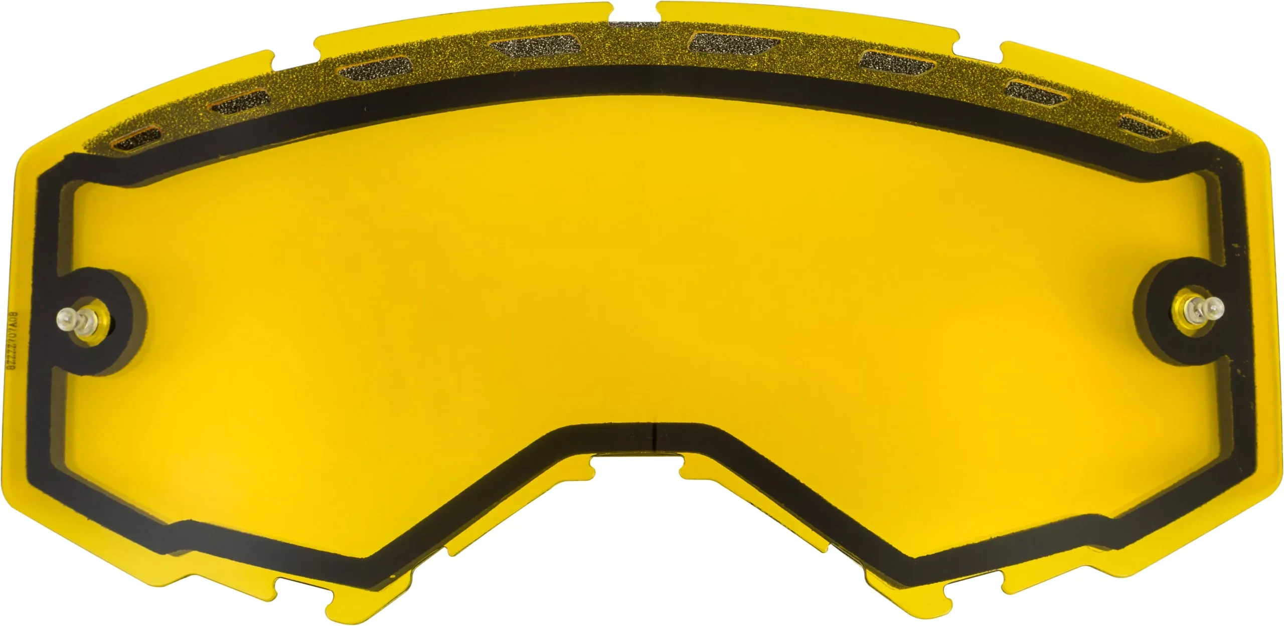 Fly Racing Dual Lens W/Vents And Post Yellow 37-5470